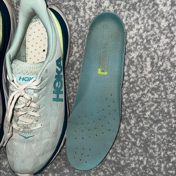 Hoka One One Mach 4 Blue Glass / Evening Primrose Athletic Shoes 11.5D - Picture 11 of 15